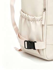 Dedoo Women's Polyester Laptop Backpack, Multi-Pocket Design, Lightweight Casual, Suitable For Students, Office, Travel And Daily Activities, Back To School - White - View 7