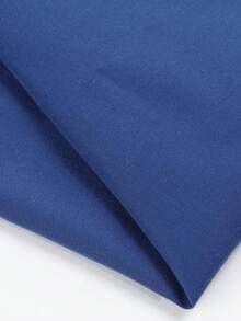 1pc Solid Color Polyester Fabric, Clothing Lining Handmade DIY Sewing Fabric - Royal Blue - View 4