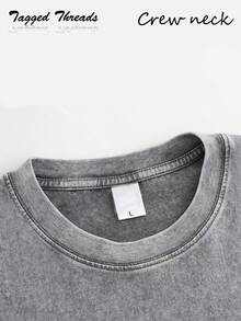 100% Cotton Vintage Butterfly & Moth Shirt Cottagecore Aesthetic Tee, Nature Lover Gift Comfortable T-Shirt Unisex Women's & Men's Campus Daily Wear - Washed T - Grey - 查看 4