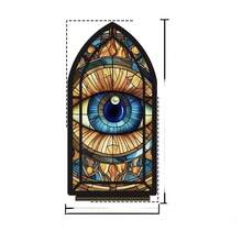 Gothic Cathedral Window Acrylic Desktop Storage Box, Mysterious Galaxy Floral Print Decorative Organizer For Pens And Cosmetics, Home Office Desk Decor, Book Accessories, Decorative Books - 1PC - View 14