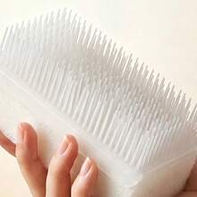 1pc Cat Massage Soft Brush, Pet Grooming Tool, Mimics Cat Tongue Design, Comfortable Pet Hair Grooming And Cleaning, Multi-Functional De-Shedding Comb, Gentle Massage, Suitable For Cats And Dogs - Multicolor - View 9