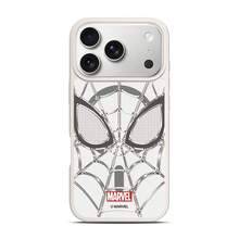 Miniso Marvel Avengers 蜘蛛人個性化蜘蛛網 MagSafe 磁吸充電手機殼，相容 iPhone 17/17 Pro Max/16/17 Pro/15/14/16 Plus/17 Air/13/15 Pro/12/15 Plus，男款防摔保護殼，相容 Apple - 白色 - 查看 1
