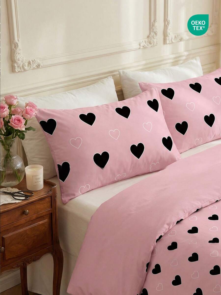 1pc/2pcs Printed Pillowcase, Without Pillow Insert, Daily Polyester Soft & Skin-Friendly Pillowcase, Comfortable Home Textile, Suitable For Living Room, Bedroom, Outdoor, Sofa Decor, Oeko-Tex Certified - Multicolor - View 1