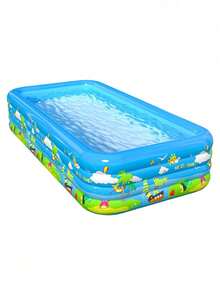 Inflatable Pool – Ideal For Outdoor Water Activities, Inflates Quickly, Features A Non-Slip Bottom, And Is Made Of Durable Material. Perfect For Relaxing And Enjoying Water Play In Your Backyard Or On Your Patio (Air Pump Not Included) - Inflatable Pool - View 6