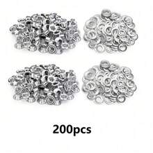 1/4" (6mm) 氣眼安裝工具附眼圈打孔器 – 適用於皮革標籤、剪貼簿、標籤、禮品袋與手工製品 - 6mm - 查看 6