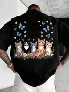 Camisetas de hombre - Negro - Ver 3