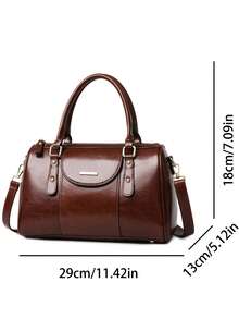 High Quality PU Leather Purses Handbags For Women Luxury Designer Shoulder Crossbody Bag 2026 New Ladies Messenger Bags - Brown - View 4