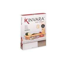 Zylx shopping - Tabla de Cortar de Bambú con 3 Compartimentos y Bandejas Extraíbles, Tabla de Cocina para Picar Organizada, Madera Natural con Cajones de Plástico Transparente, 40x28x6cm - NATURAL - Ver 4