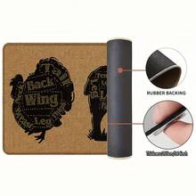 1 pieza, Decoración del hogar, Estampado de patrón de camello, Alfombra de cocina de lino, Tapete de cocina, Tapete de piso, Tapete de baño, Tapete de puerta, Impresión 3D rectangular, Adecuado para sala de estar, dormitorio, pasillo, baño, lavandería - Alfombra de poliéster, Adecuado para decoración del hogar interior y exterior - Multicolor - Ver 8