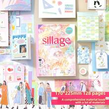JotBox NANALALA Pink Comprehensive Diary Material Book Vintage Multi-Material Collage Basic Decoration - NANALALA Powder - View 7