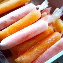 100Pcs Homemade Transparent Ice Pack Bag For Crushed Ice And Ice Cream Preservation, DIY Ice Pop Bag For Home Ice Making Gift Bag Party Kitchen - Multicolor - View 7