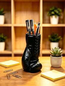 VMAYAN Porta-canetas: Este é um copo para canetas em forma de luva de boxe impresso em 3D, concebido para armazenar e organizar todas as suas canetas na sua secretária. Serve como um excelente organizador de canetas, e o seu design divertido também o torna uma ótima decoração de secretária ou um pequeno ornamento - Multicolorido - Ver 8