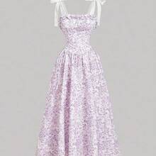 Women Midi Dresses - Purple Lilac - View 6
