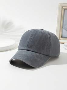 1/2pcs Unisex Adjustable Simple Solid Color Baseball Cap, Snapback Hat, Casual Outdoor Riding Sun Hat Suitable For Daily Wear, Travel, Party - Model 4 - View 22