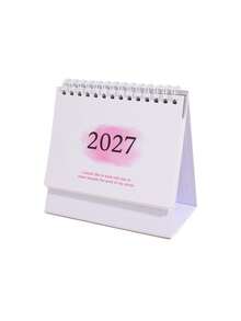 1 Pc Desk Calendar 2027 - Compact Vertical Flip Design, Durable Metal Ring Binding, Clear Monthly Layout - Simple And Fresh Calendar, Perfect For Home Office Or School Organization, Sophisticated Desk Calendar - Multicolor - View 31