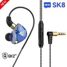 原装 QKZ AK6 Pro EDX Pro 单动圈单元 HiFi 低音入耳式耳机，带麦克风，3.5mm 立体声降噪运动耳机，ZST X 双动圈单元 - 紫色 - 查看 22