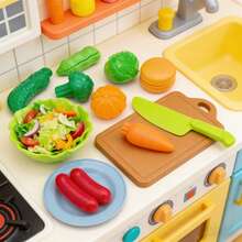 Marphy 24pcs Realistic Fun Cutting Food, Fruit And Vegetable Toy, Pretend Play Food Toy Set, Suitable For Early Basic Skill Development, Christmas, Thanksgiving Gift, Children's Party Gift Bag, Birthday Party Gift - Multicolor - View 10