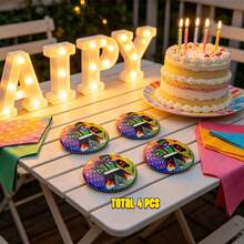 Roblox 4件組卡通遊戲主題胸針套組 - 鐵製徽章，適合生日派對禮物袋填充、衣服、背包、日常穿搭 - Roblo boy brooch G - 查看 7