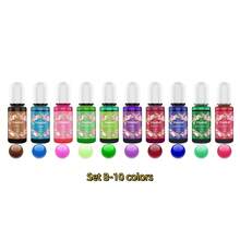 10色UV樹脂顏料組，10ml/0.34fl Oz/個，適用於環氧樹脂和UV手工藝，DIY珠寶製作著色劑 - A - 查看 11