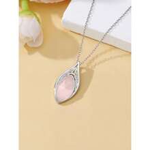 YYB - Collares de lágrima celta para mujer, collar con colgante s preciosas filigrana para Navidad, San Valentín, Día de la Madre, regalos de cumpleaños para mujeres, su esposa - Turquesa-diciembre - Ver 5