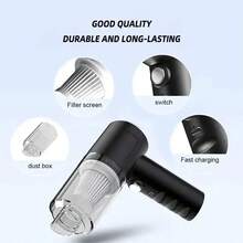 Dual-Use Cordless Vacuum Cleaner For Car And Home, 120W High Power, Portable And Rechargeable - 1 - View 6