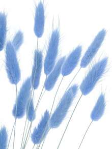 60/120/240入 波西米亞風人造花藝裝飾 兔尾芒草 多色蒲公英花 家居婚禮辦公室咖啡廳裝飾 情人節母親節禮物 - 霧霾藍 - 查看 3