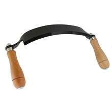Draw Shave Knife - 5/8/10in Straight Draw Knife Pull Knife, Curved Draw Shave Tool, Woodworking Debarking Hand Tool, Ultra-Sharp Blade Bark Knife With Wooden Handle - 8-inch Bend - View 6