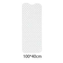 Extra Large Bath Mat Non Slip Bathtub Anti Mold Strong Suction Rubber Shower Mat - Blanco - Ver 3