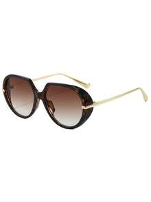SeeBand Fashion Aviator For Women And Men, Retro Oversized Round Glasses, Retro Shield Large Frame Fashion Glasses, European And American Style Fashion Glasses, Outdoor Travel And Street Style Accessories, Fashion Glasses For Women, Autumn/Winter Clothing, Beach Accessories, Retro Y2K Basic Business Casual Gift - Multicolor - View 45