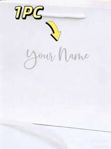 1/3/5pcs Custom Name Decal Stickers, Personalized Name Labels, Waterproof Removable Stickers, Great For Wedding Decorations, Bachelorette Party Favors, Graduation Gifts, Bridal Shower, Birthday, Bridesmaid Gift Bags, Gift Boxes, Customizable Decals. - Multicolor - View 16
