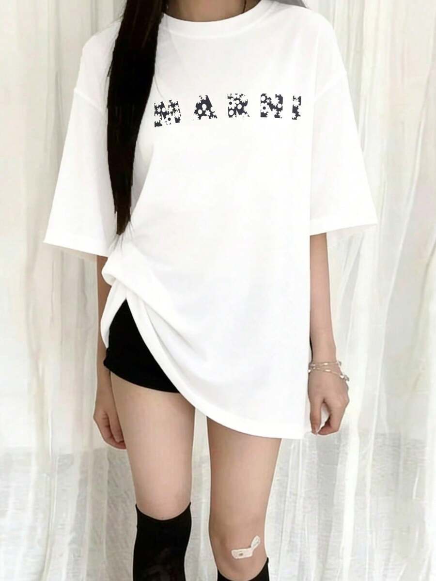 Women T-Shirts - White [Women's Summer Clothing/Fan T-shirt] - View 1