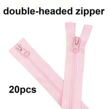#5 Resin Zipper With Zinc Alloy Slider, Smooth , Anti-Burst, No Jamming, Thickened Tape For Clothing, Bags & Outdoor Gear - #5 Resin Zipper 80cm - View 22