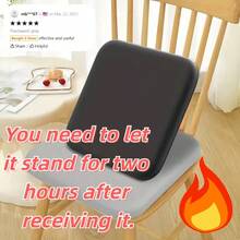 1pc Ergonomic Square Seat Cushion, Slow Rebound, Anti-Flattening Design, Odorless All Year Round, Ideal Gift & Perfect For Office Chairs - A - View 3