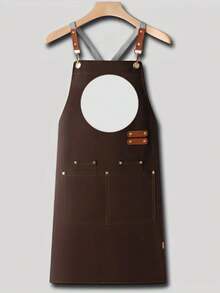 Customizable Chef Apron With Pockets And Adjustable Straps, Customizable Text, Logo, Name, And Graphics, Criss-Cross Design, Suitable For Restaurants, Food Service, And Cafes - Multicolor - View 12
