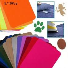5/10pcs Iron-On Patch, Clothing Repair Adhesive Patch, Strong Adhesive Patch, Used For Clothing Repair And Decoration, Size 9.5x12.5cm - Multicolor - View 2