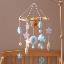 Baby Toys, Baby Mobile Crib, Handmade Crib Mobile, Rich And Interesting Animal Themed Toys, Educational, Enhance Children's Hand-Eye Coordination, Suitable For Children's Room Decoration, Best Gift For Parent-Child Interaction, Birthday Gift, Christmas Gift - Multicolor - View 4