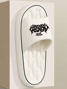 Fashionable Versatile Spring/Summer Unisex Sandals, Comfortable Long-Wear Without Foot Fatigue, Quiet And Durable Sole, Essential For Home/Hotel/Office - White - View 4