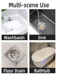 500/-30piece Kitchen Sink Filter, Household Filter, Bathroom, Bathtub, Washbasin, Mopping Machine-Reusable, Send Parents And Lovers, Storage Is Simple, Time-Saving And Easy To Clean Kitchen Drainage Protector. - Multicolor - View 4