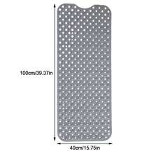 Extra Large Bath Mat Non Slip Bathtub Anti Mold Strong Suction Rubber Shower Mat - Grey - View 4