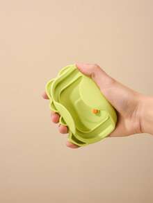 1pc/Glass Baby Food Container/Dinosaur Theme Baby Food Container/Newborn Essential/Fruit Container/Built-In Sealed Lid/Material: High Borosilicate Glass+Silicone - Multicolor - View 4