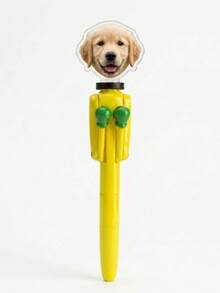 Customized Pet Photo Boxing Pen, Fun Stress-Relief Ballpoint Pen, Retractable Press, Macaron Color, Suitable For Students And Pet Lovers, Suitable For Daily Writing, Birthday, Christmas, Valentine's Day, Back To School Gifts - Multicolor - View 8