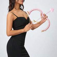 2/3pcs Valentine's Day Masquerade Party/Cosplay Costume Wedding Party Props/Angel Wings/Goddess Bow And Arrow Combo Set - Multicolor - View 4