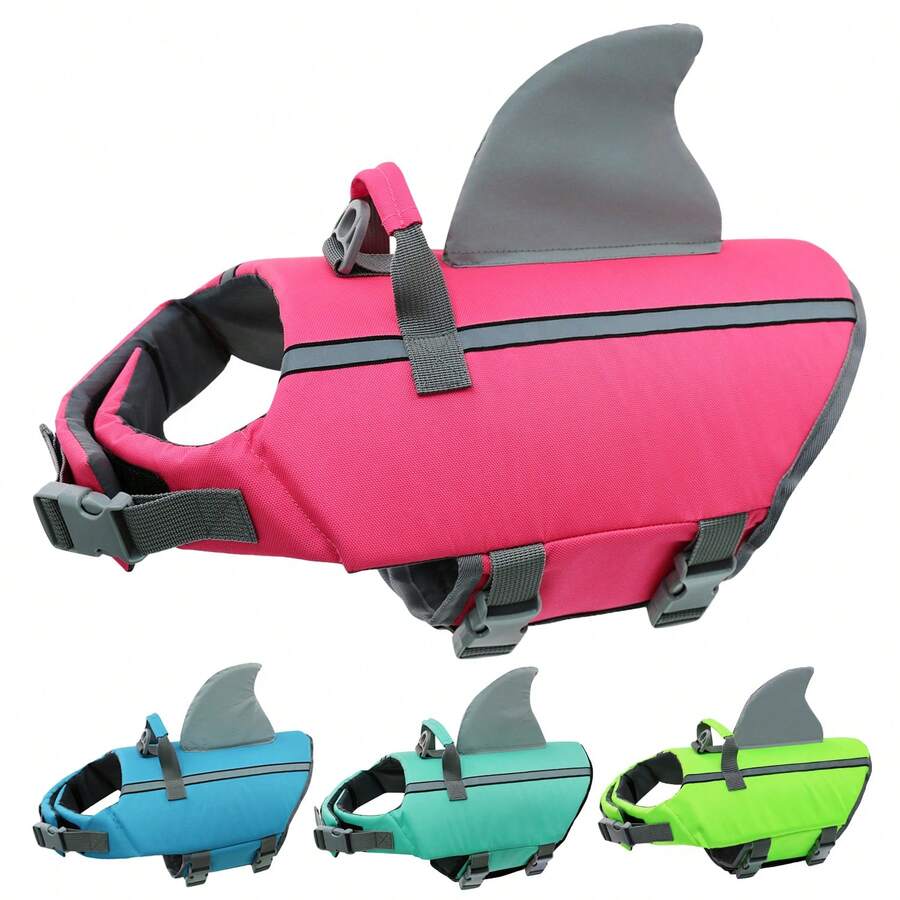 Chaleco salvavidas para perros, traje de baño de alta flotabilidad para perros pequeños, chaleco salvavidas ajustable reflectante, alta visibilidad, adecuado para nadar, remar, deportes al aire libre