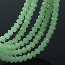 3/4/6/8mm 透明玉綠色奧地利玻璃水晶珠，適用於DIY珠寶製作手鍊、耳環、項鍊、手工藝品和配件，優雅珠子與珠子組合，光滑表面，串珠材料，時尚愛好者的必備之選 - 綠玉 - 查看 4