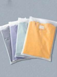 Bộ túi đựng áo sơ mi 20*25cm, túi kín bằng polyester và nhựa, chống thấm nước, siêu nhẹ, có thể gấp gọn, dễ mang theo, có lỗ thoáng khí và khóa kéo mờ - Lý tưởng để đựng quần áo, quần jean, quần tây, áo phông và đồ dùng cần thiết khi đi du lịch. - Nhiều màu - Xem 1