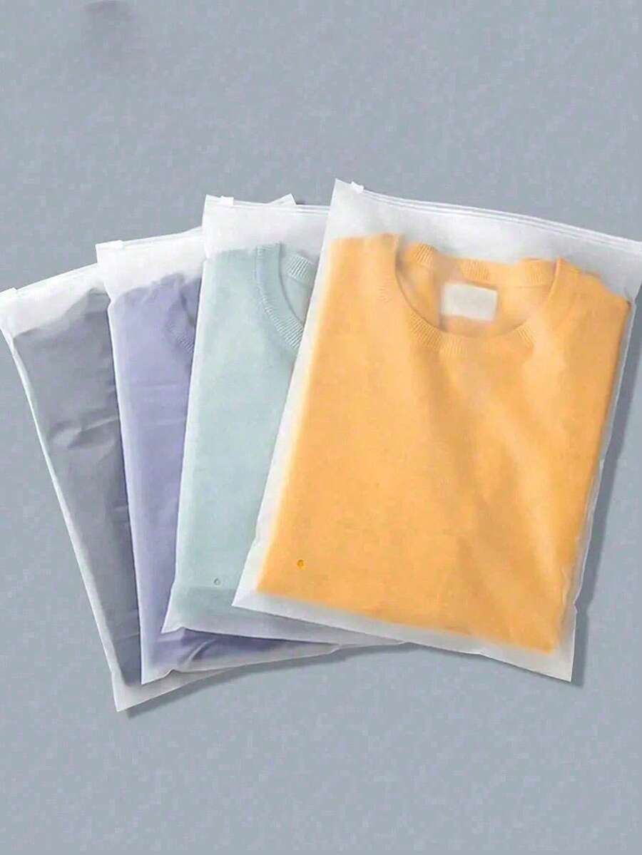 Bộ túi đựng áo sơ mi 20*25cm, túi kín bằng polyester và nhựa, chống thấm nước, siêu nhẹ, có thể gấp gọn, dễ mang theo, có lỗ thoáng khí và khóa kéo mờ - Lý tưởng để đựng quần áo, quần jean, quần tây, áo phông và đồ dùng cần thiết khi đi du lịch. - Nhiều màu - Xem 1