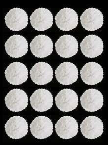 1/10/20pcs White Paper Flower Balls, Wedding Party Decoration Hanging Flower Balls, Bride, Birthday Party Backdrop Decoration Flower Balls, Hanging Flower Balls Paper Fan Lanterns, Suitable For Holidays, Anniversaries, Weddings, Valentine's Day Decorations - Multicolor - View 11