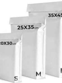 10/20pcs Thickened Puncture-Resistant Self-Sealing Courier Bags, White Business Document Waterproof Mail Packaging Bags, Durable Logistics Express Envelopes, 6 Sizes Available - Multicolor - View 9