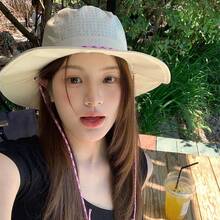 1pc New Thin Breathable Sun Protection Bucket Hat For Women, Summer Outdoor Sunshade Hiking Hat, UV Protection Sun Hat - Multicolor - View 10