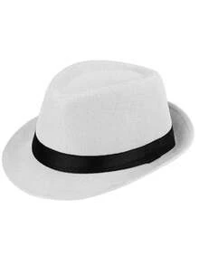 1/3 chiếc mũ Panama cổ điển thập niên 1920 D EXCEED - mũ Fedora vành ngắn cho nam và nữ, thoáng khí - phong cách unisex phù hợp cho hóa trang, đi biển, mặc hàng ngày & ngoài trời - nhiều màu - Xem 26
